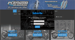 Desktop Screenshot of platinumairsuspension.com